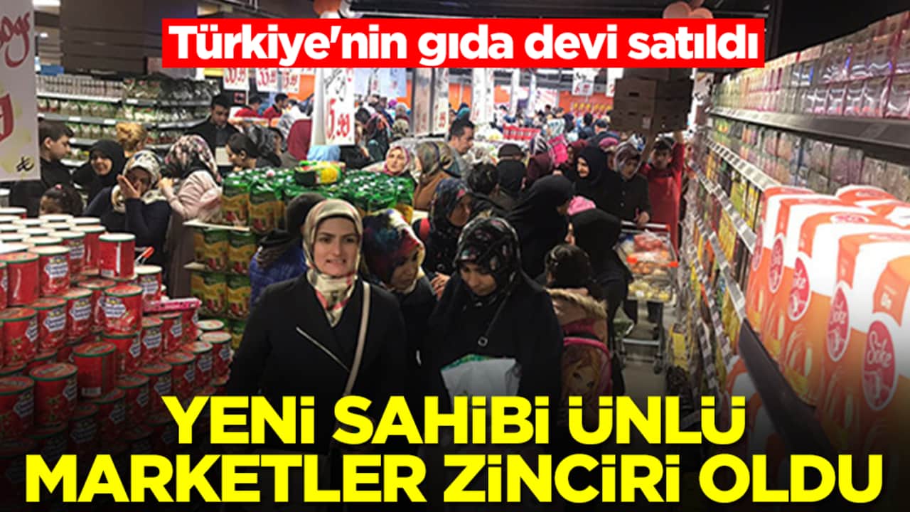 Türkiye'nin 88 yıllık gıda devi satıldı: Yeni sahibi ünlü marketler zinciri oldu