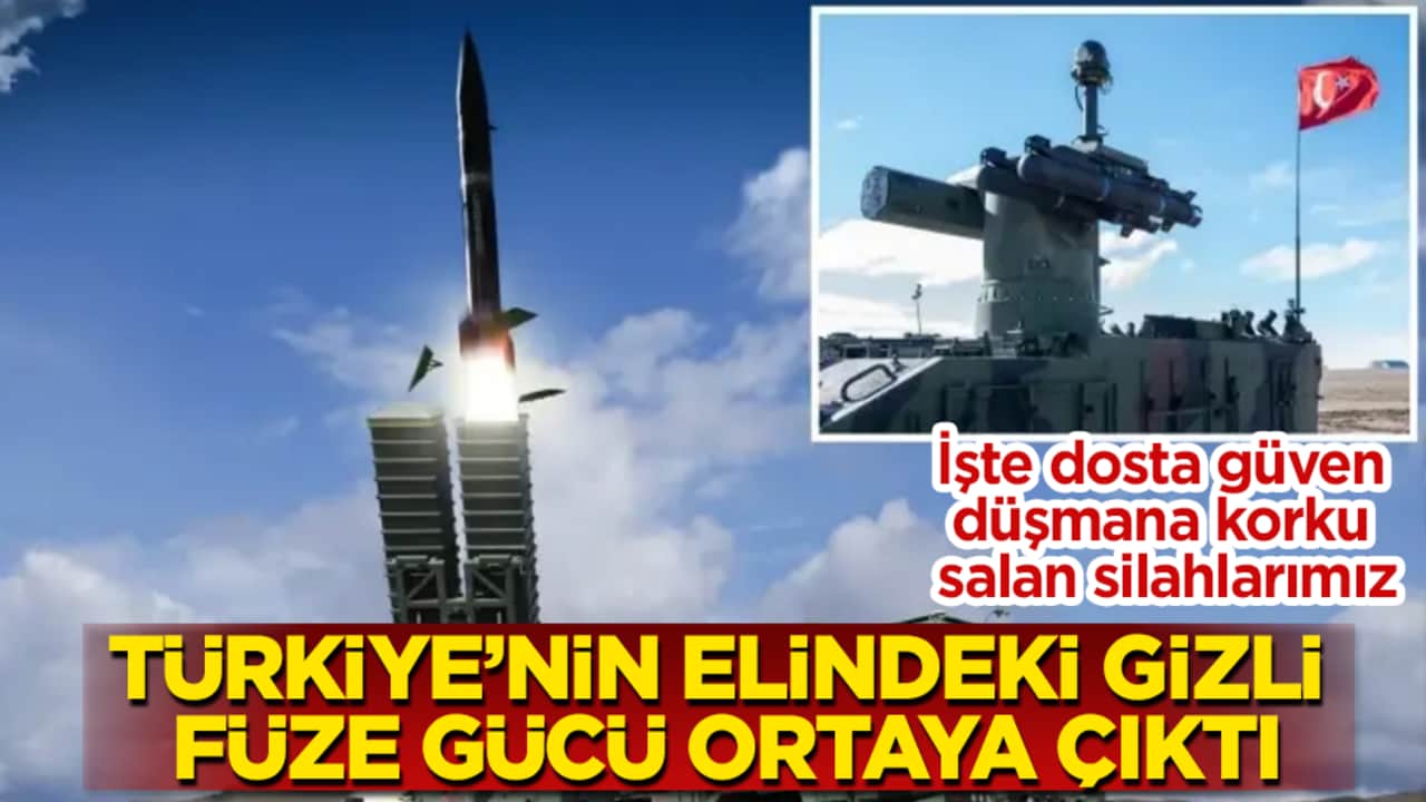 Türkiye’nin elindeki durdurulamaz gizli füze gücü ortaya çıktı! İşte dosta güven, düşmana korku salan silahlarımız