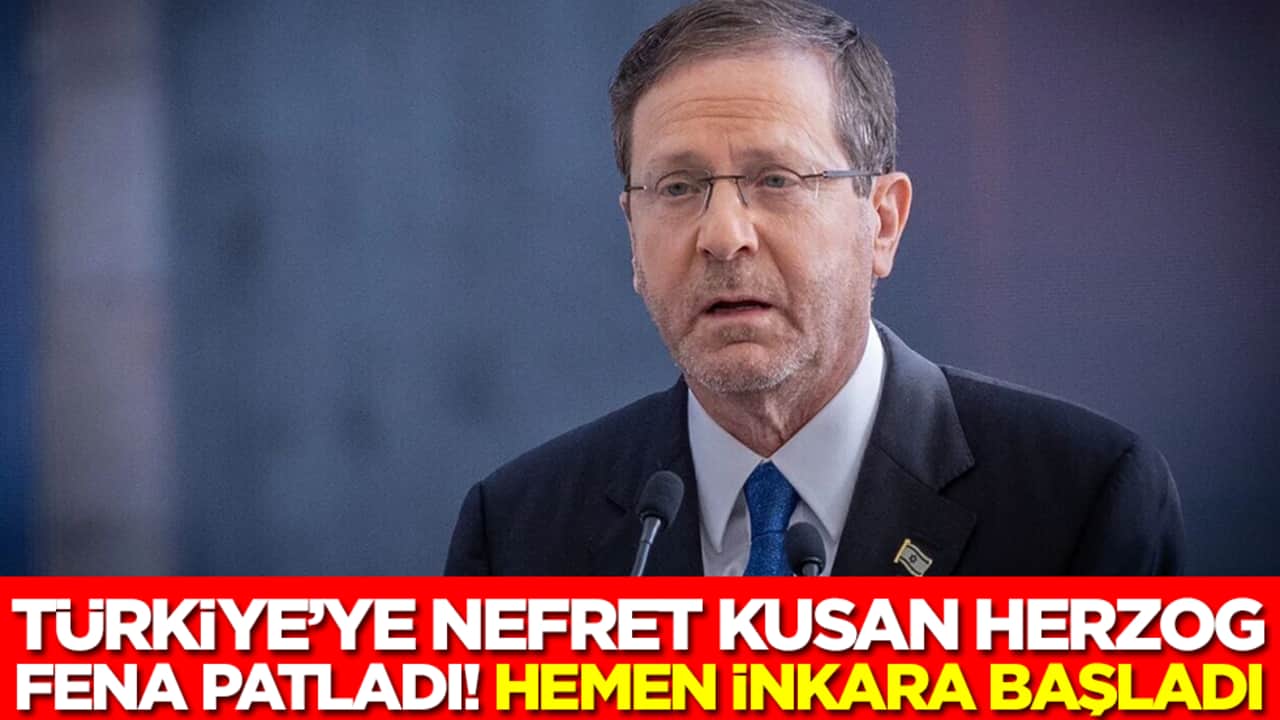 Türkiye'ye nefret kusan Herzog fena patladı! Hemen inkara başladı