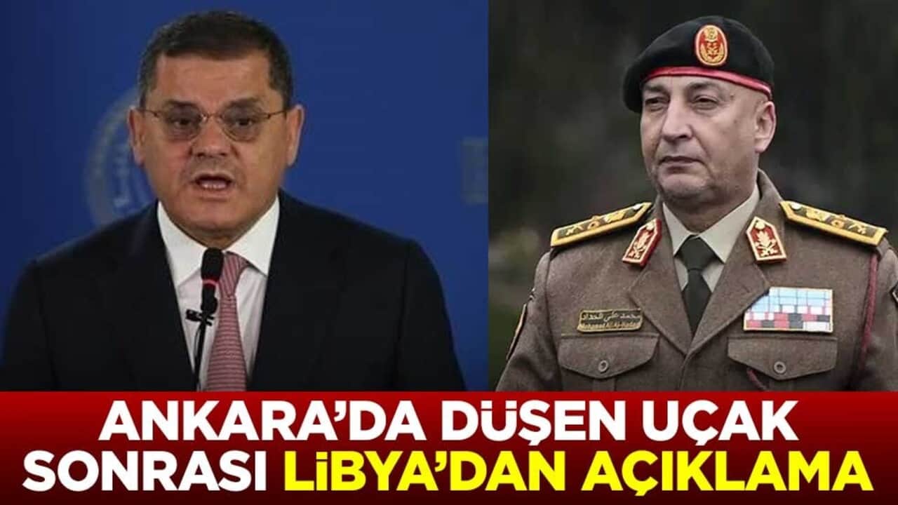 Uçağı Ankara'da düşmüştü! Libya Başbakanı Dibeybe'den AL-Haddad için taziye mesajı