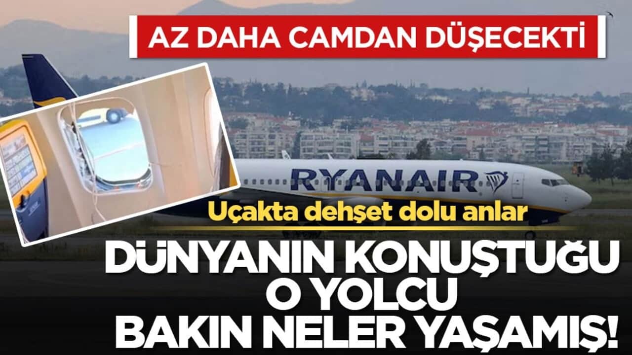 Uçakta dehşet dolu anlar... Dünyanın konuştuğu o yolcu bakın neler yaşamış!