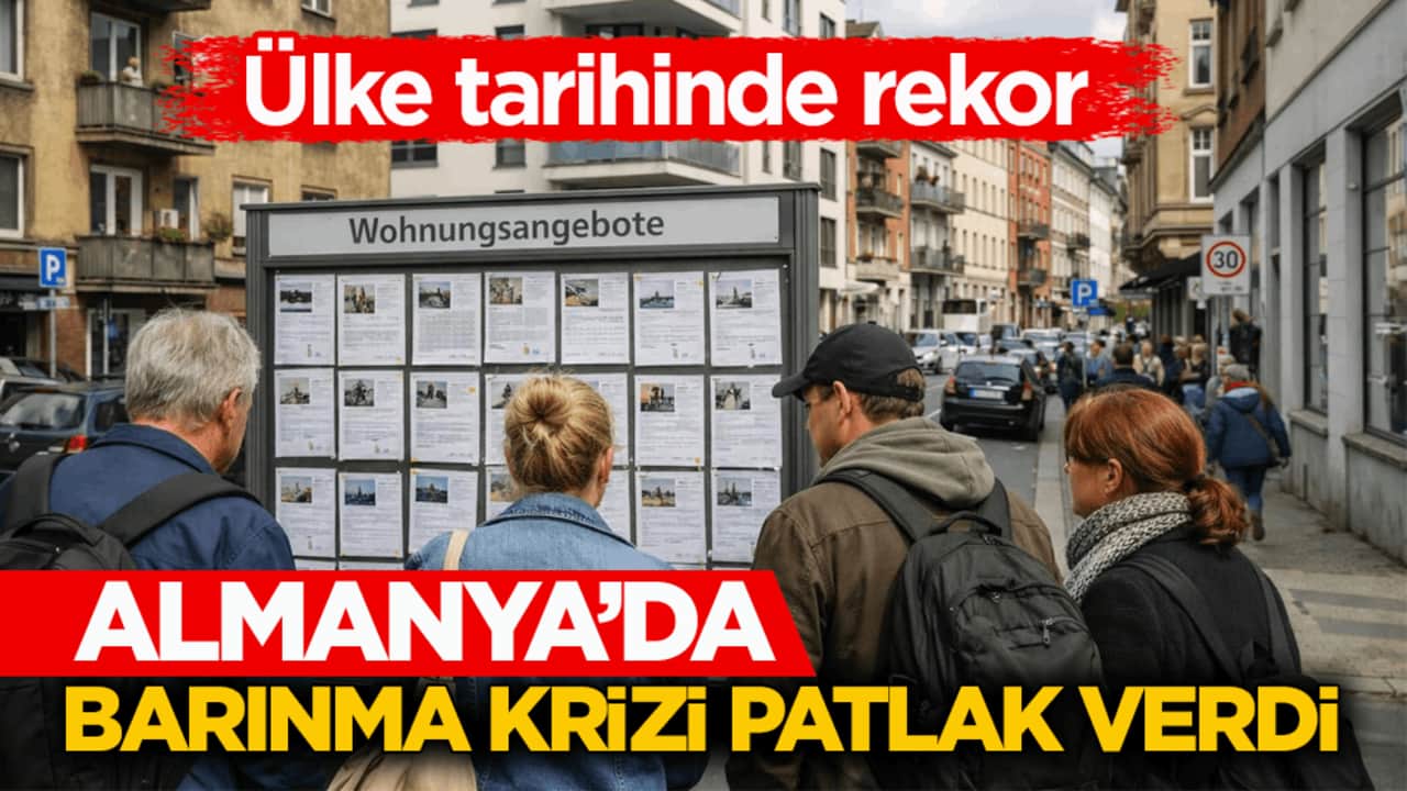 Ülke tarihinde rekor! Almanya’da barınma krizi patlak verdi