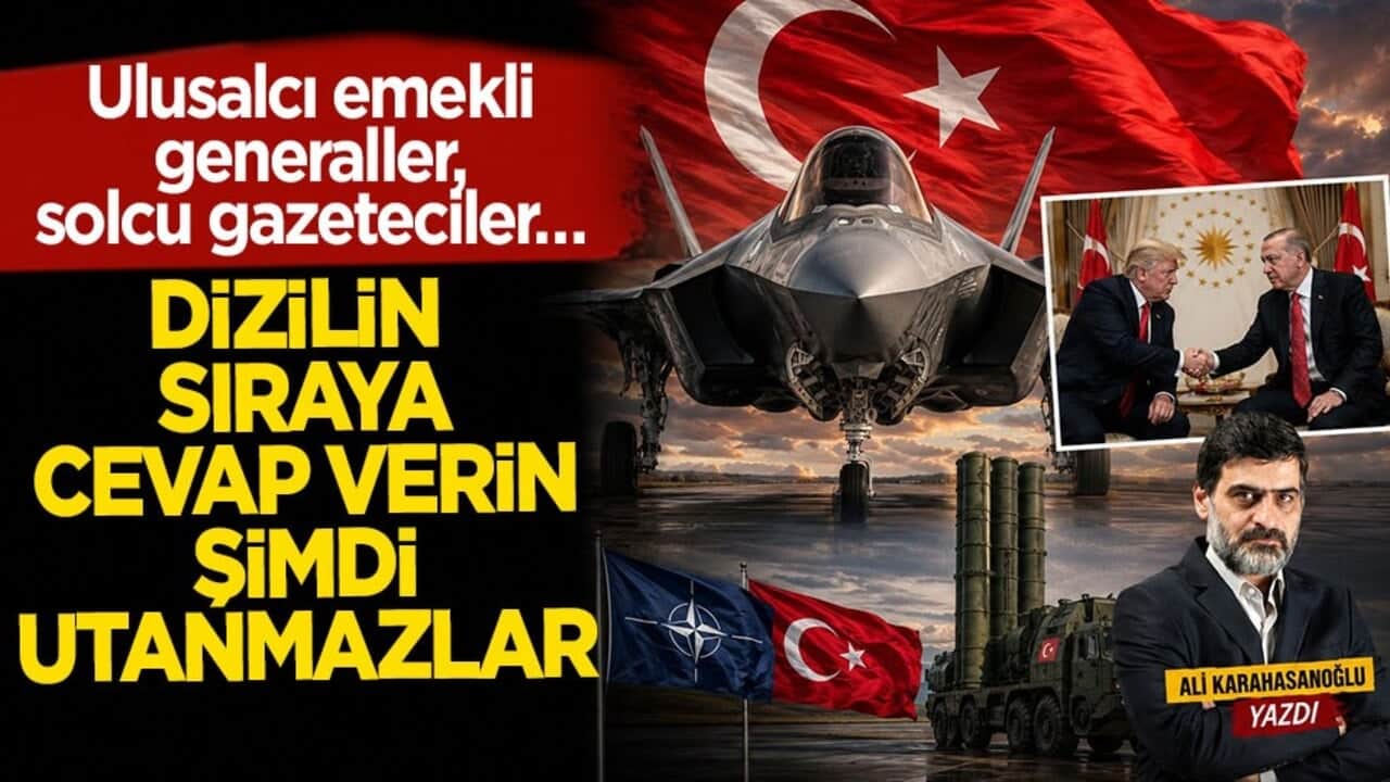 Ulusalcı emekli generaller, solcu gazeteciler… Dizilin sıraya cevap verin şimdi utanmazlar