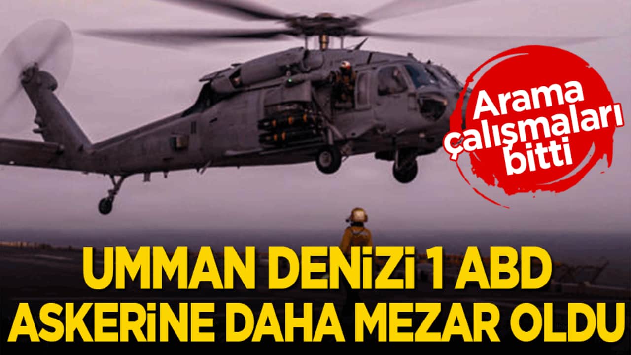 Umman denizi, 1 ABD askerine daha mezar oldu