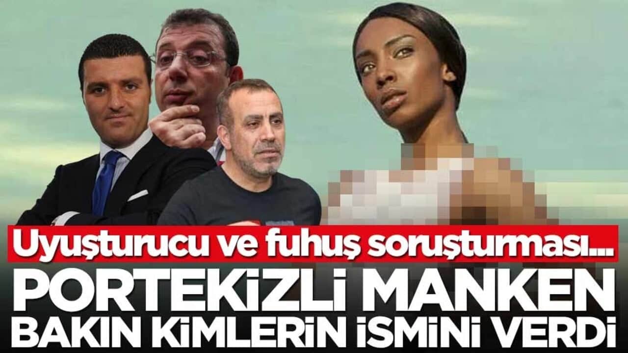 Uyuşturucu ve fuhuş soruşturmasında ifadesi alındı: Portekizli manken İmamoğlu ve Haluk Levent’in adını verdi!