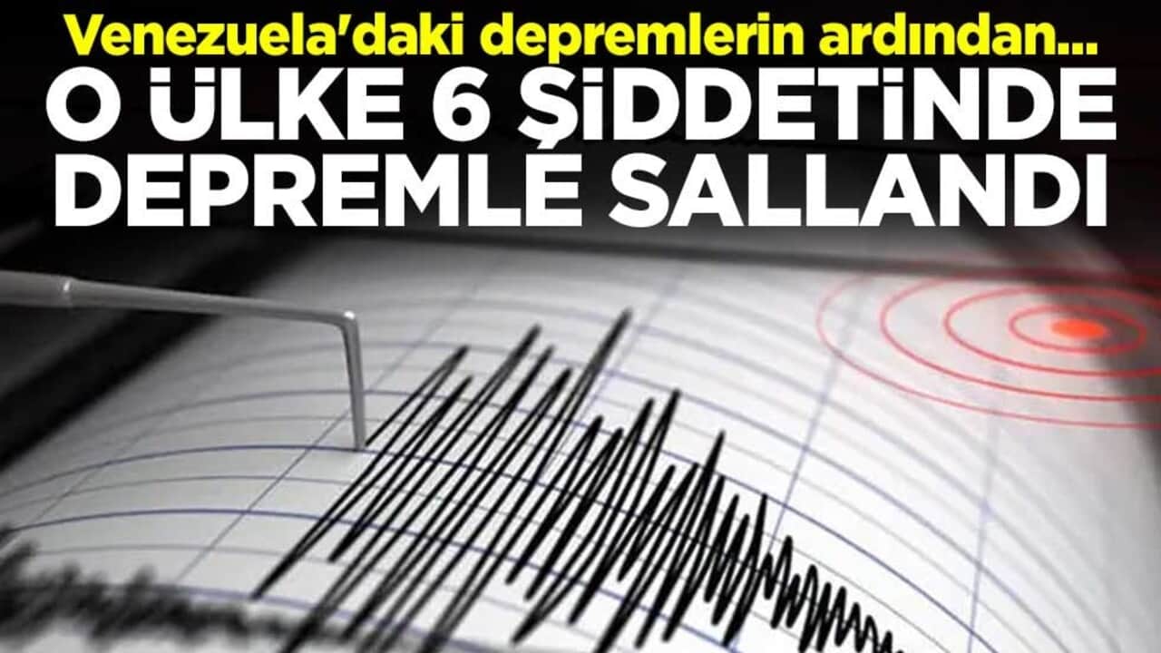 Venezuela'daki depremlerin ardından Meksika'da 6 büyüklüğünde deprem