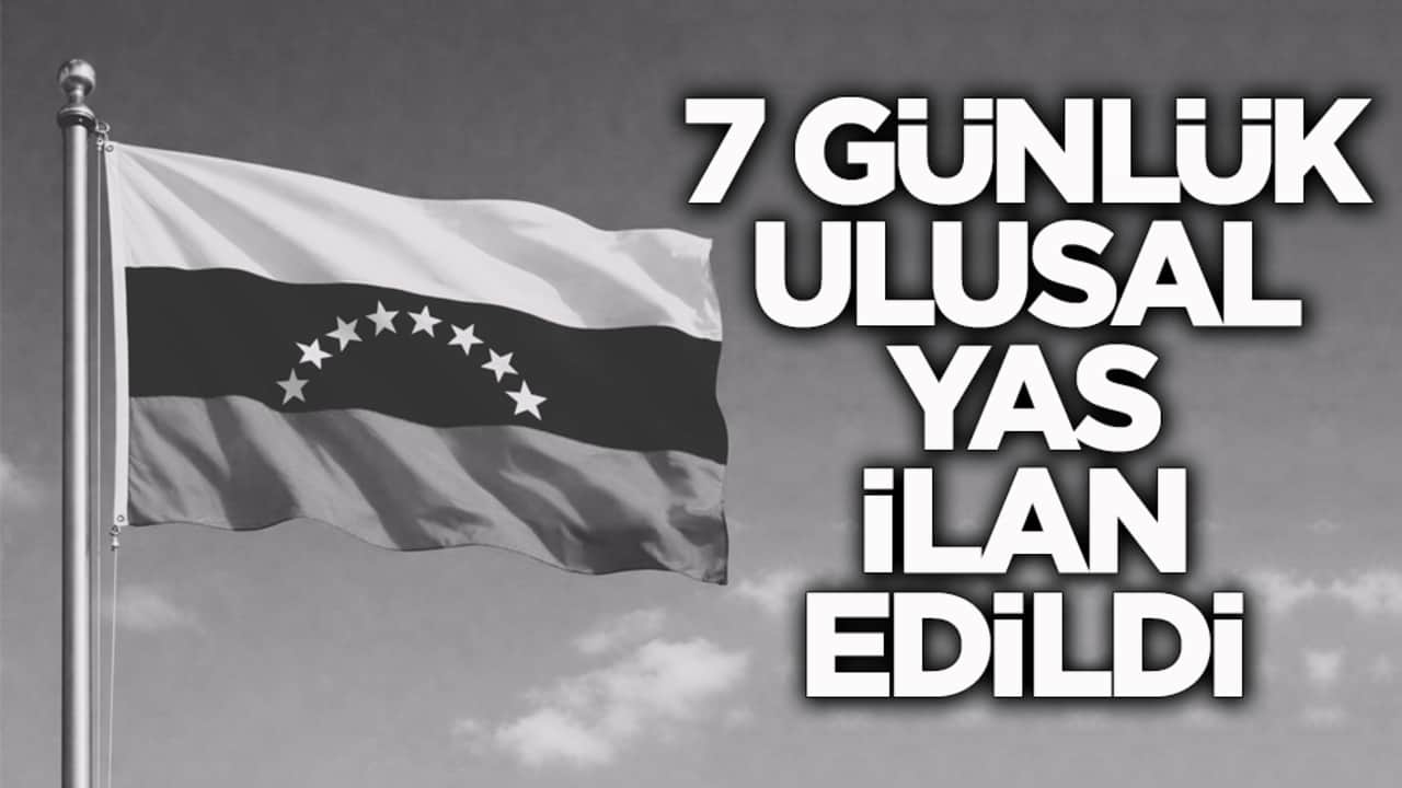 Venezuela’dan yas kararı