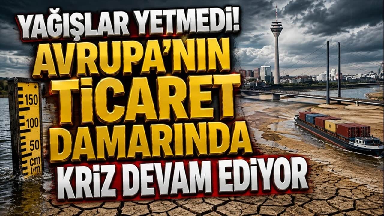 Yağışlar yetmedi! Avrupa’nın ticaret damarında kriz devam ediyor