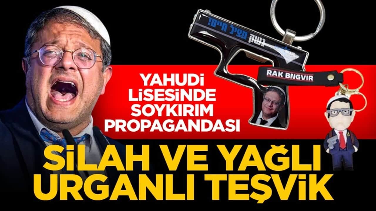 Yahudi lisesinde soykırım propagandası: Silah ve yağlı urganlı teşvik