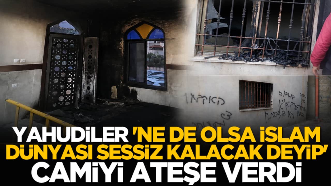 Yahudiler 'ne de olsa İslam dünyası sessiz kalacak deyip' camiyi ateşe verdi
