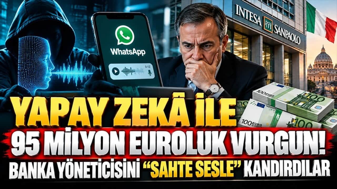  Yapay zekâ ile 95 milyon euroluk vurgun! Banka yöneticisini sahte sesle kandırdılar
