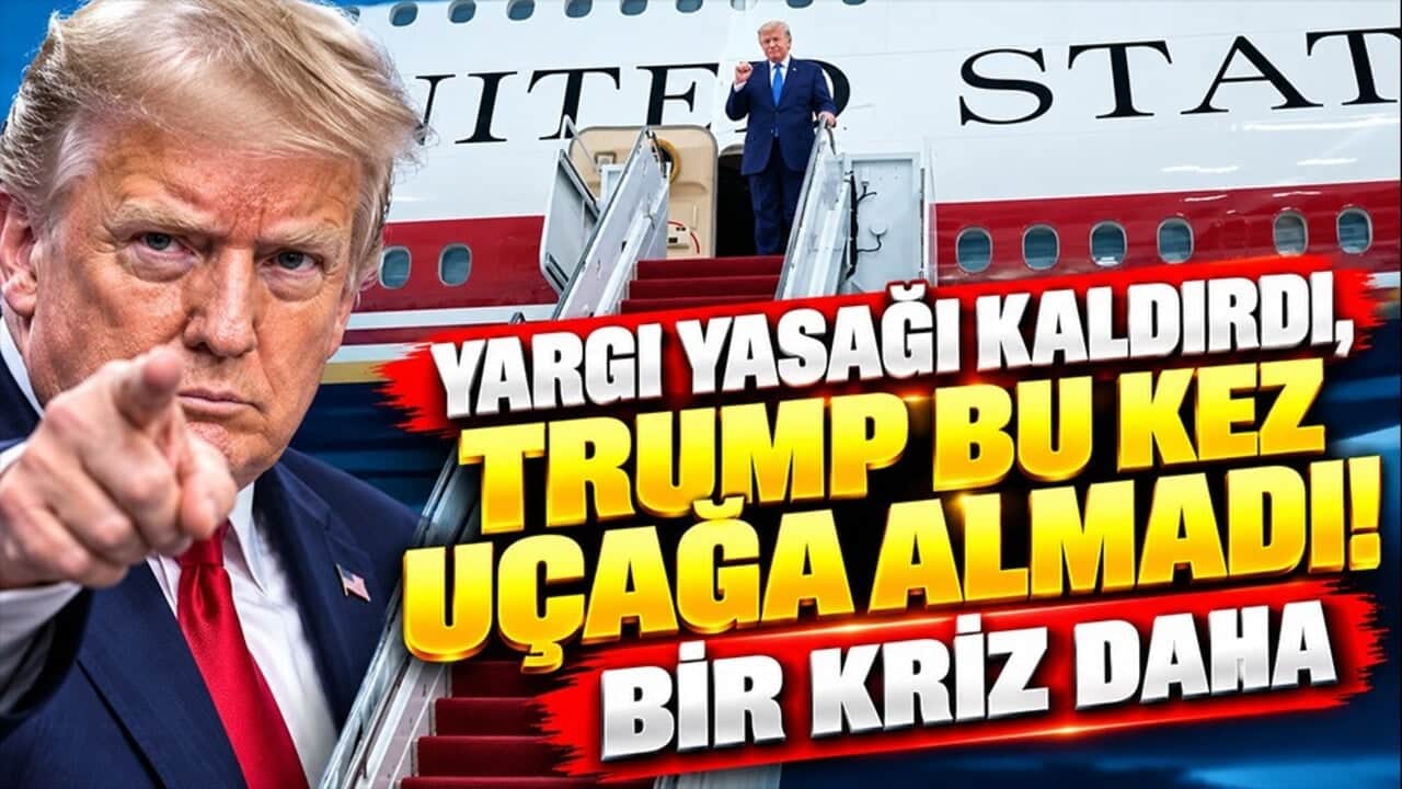 Yargı yasağı kaldırdı, Trump bu kez uçağa almadı! Bir kriz daha