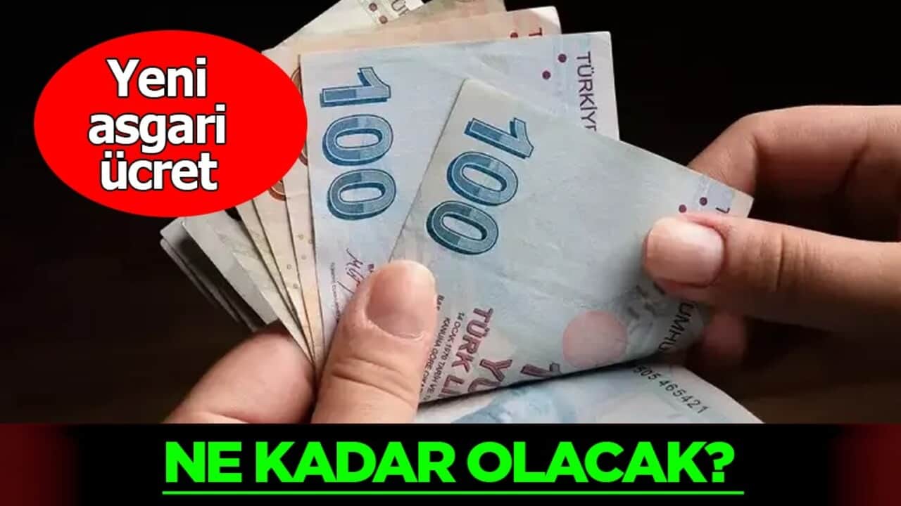 Yeni asgari ücret ne kadar olacak?  Asgari Ücret Tespit Komisyonu aralık ayında
