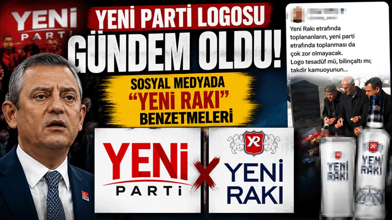 Yeni Parti logosu gündem oldu! Sosyal medyada "Yeni Rakı" benzetmeleri