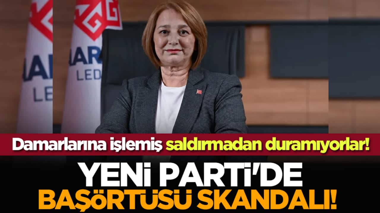 Yeni Parti'de başörtüsü skandalı! Damarlarına işlemiş saldırmadan duramıyorlar!
