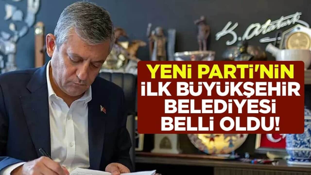 Yeni Parti'nin ilk büyükşehir belediyesi belli oldu! Manisa Büyükşehir Belediye Başkanı Besim Dutlulu CHP'den istifa etti