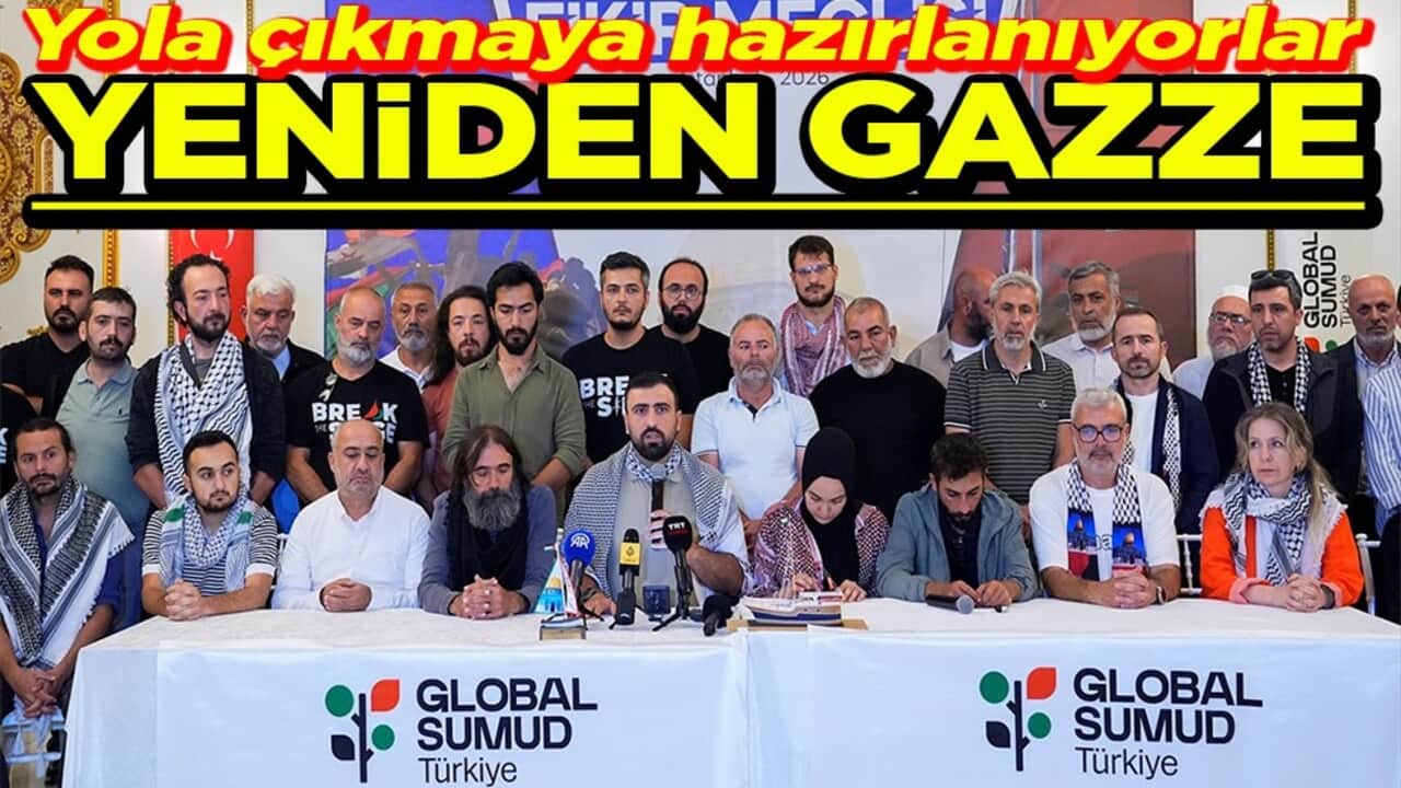 Yola çıkmaya hazırlanıyorlar Yeniden Gazze