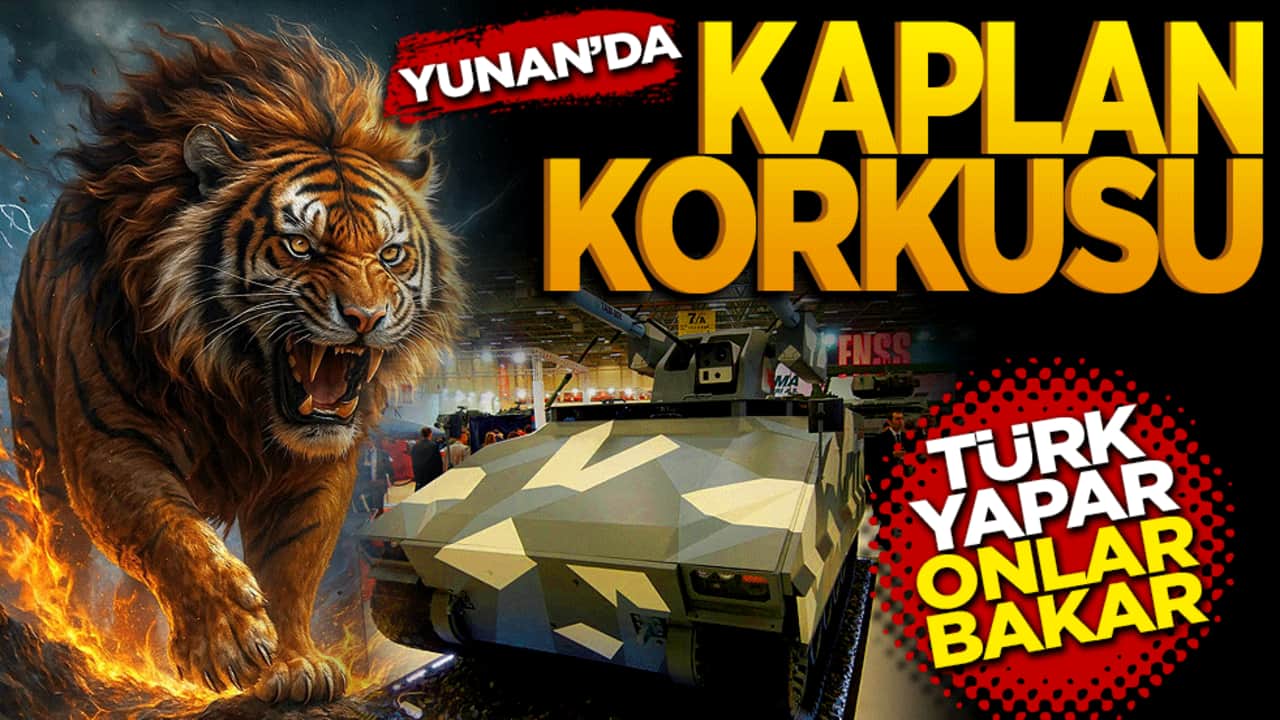 Yunan'da "KAPLAN" korkusu: Türk yapıyor, onlar bakıyor!