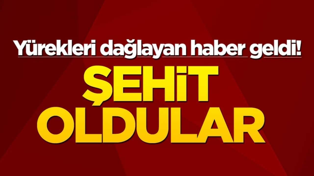 Yürekleri dağlayan haber geldi! Şehit oldular
