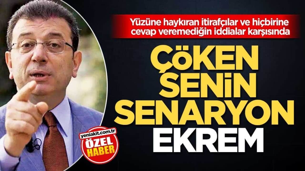 Yüzüne haykıran itirafçılar ve hiçbirine cevap veremediğin iddialar karşısında! Çöken senin senaryon Ekrem