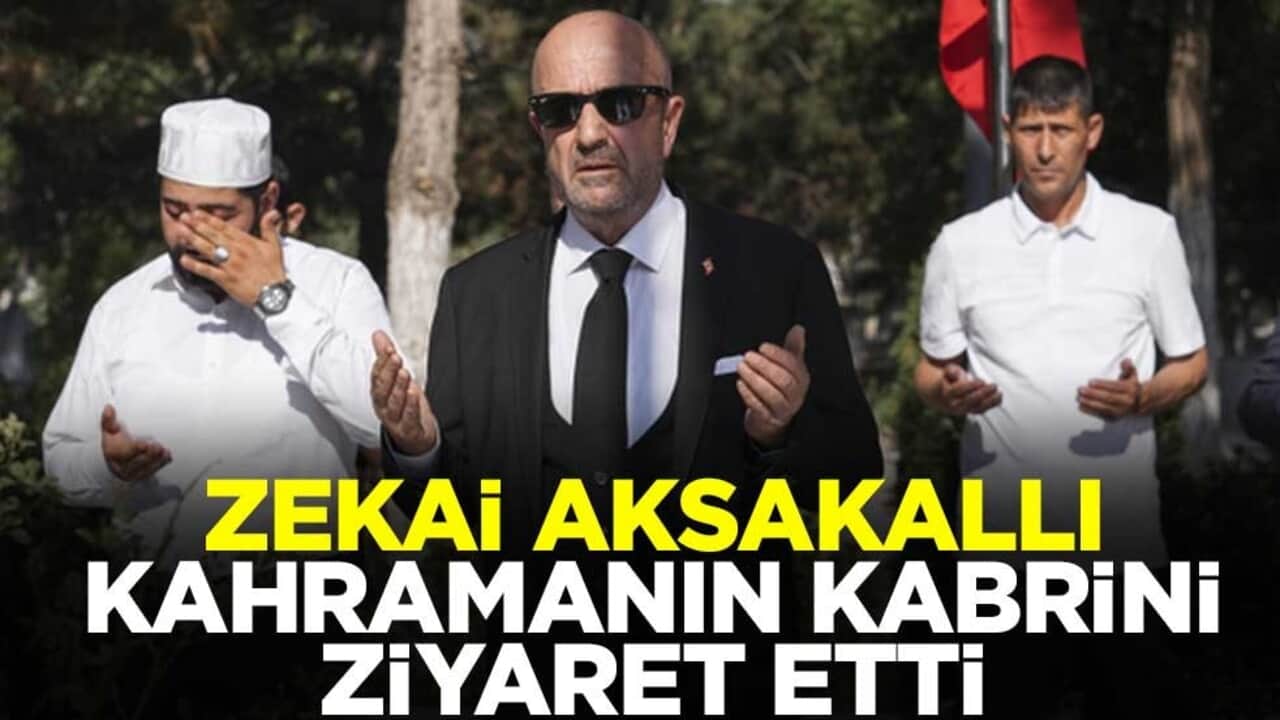 Zekai Aksakallı, kahraman şehit Ömer Halisdemir'in kabrini ziyaret etti