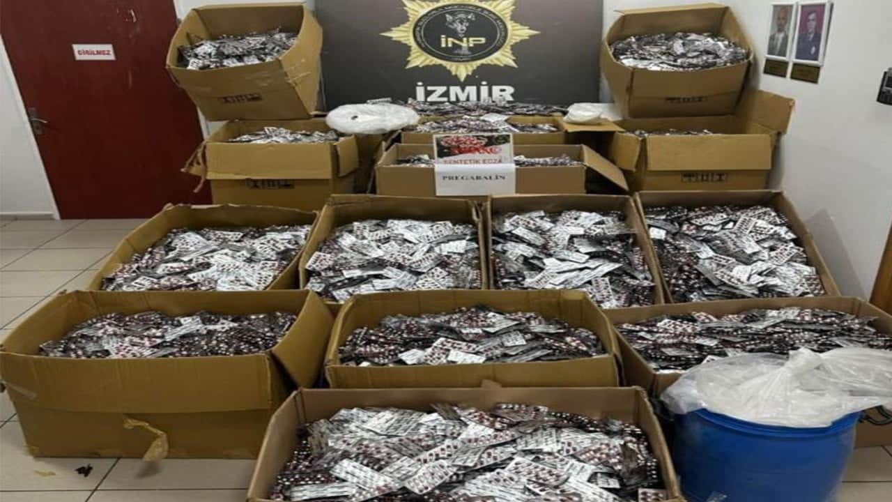 11 milyondan fazla uyuşturucu hap ele geçirildi