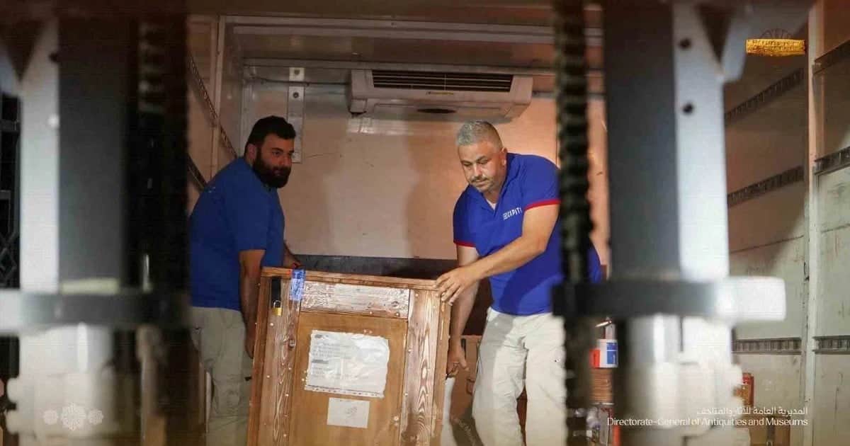 15 yıl sonra Şam'a dönen 23 Suriye eseri: Mari heykelinden Palmira frizine