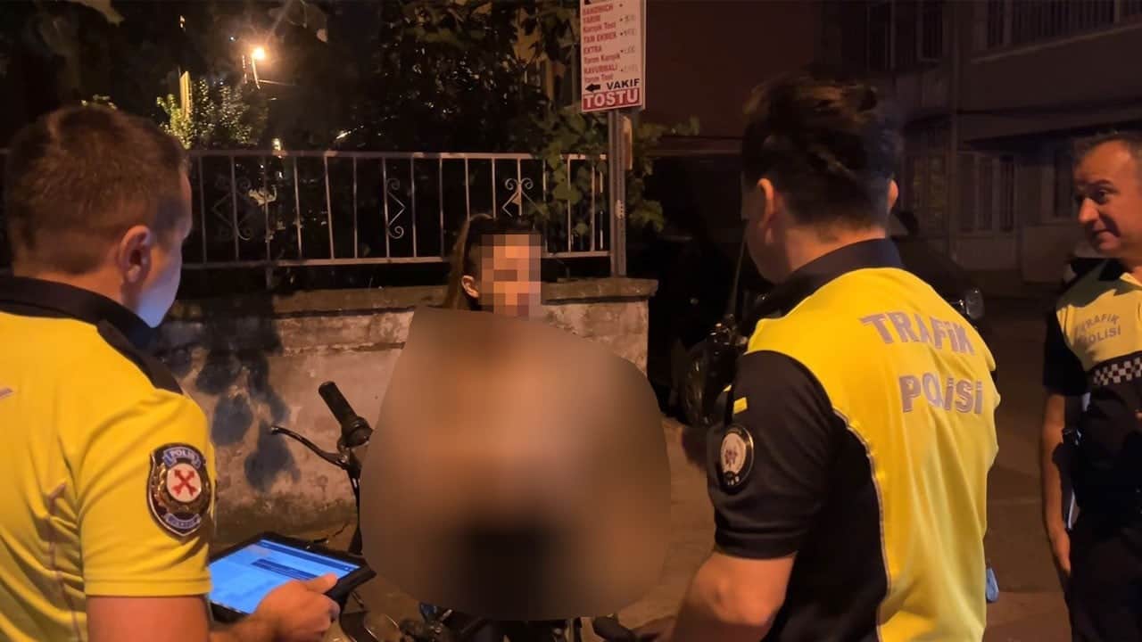50 bin lira ceza kesildi! Alkollü kadın pes dedirtti