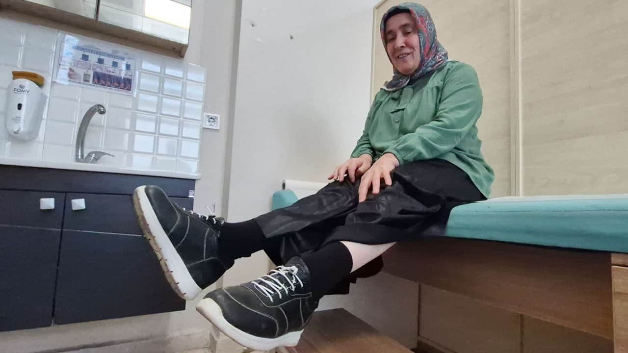 51 yaşında ilk kez ayakkabı giydi: Dünyalar benim oldu