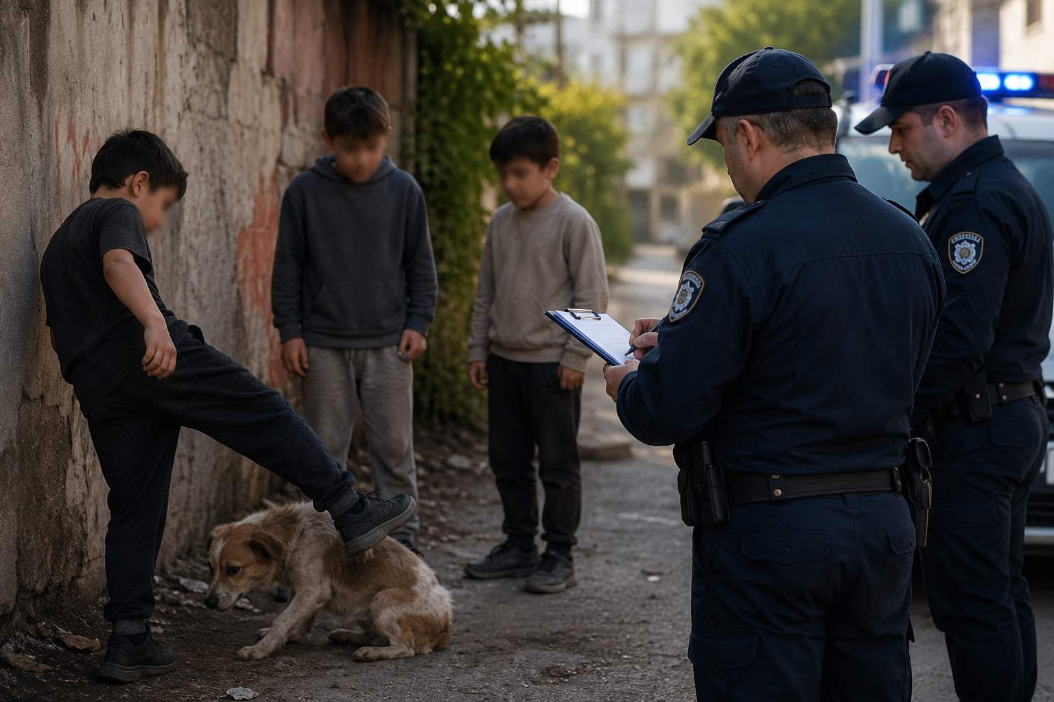 Adana'da hayvanlara eziyet eden 3 çocuk hakkında yasal işlem başlatıldı