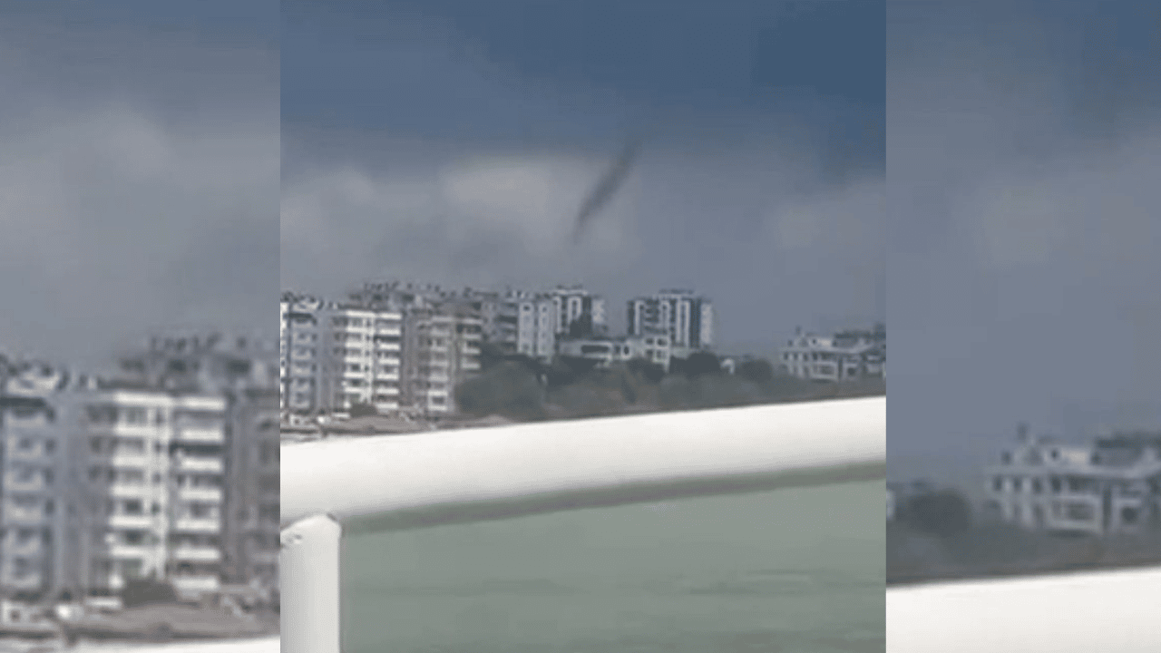 Adana'da sağanak ve hortum