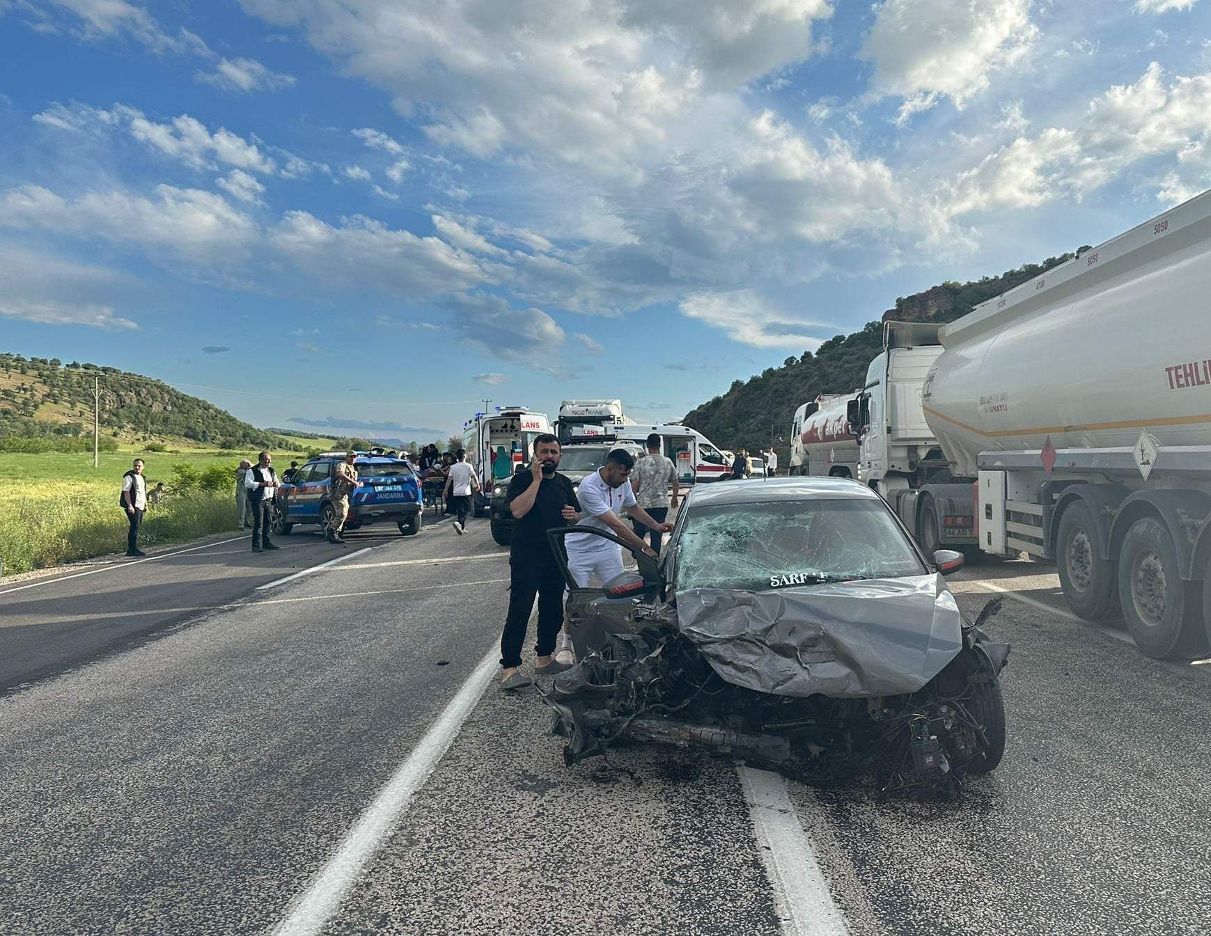 Adıyaman'da feci kaza: 3 ölü, 4 yaralı