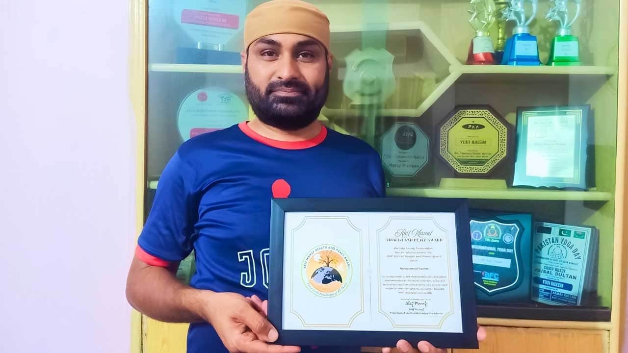‘Akif Manaf Sağlık ve Barış Ödülü’ Pakistanlı Muhammed’e