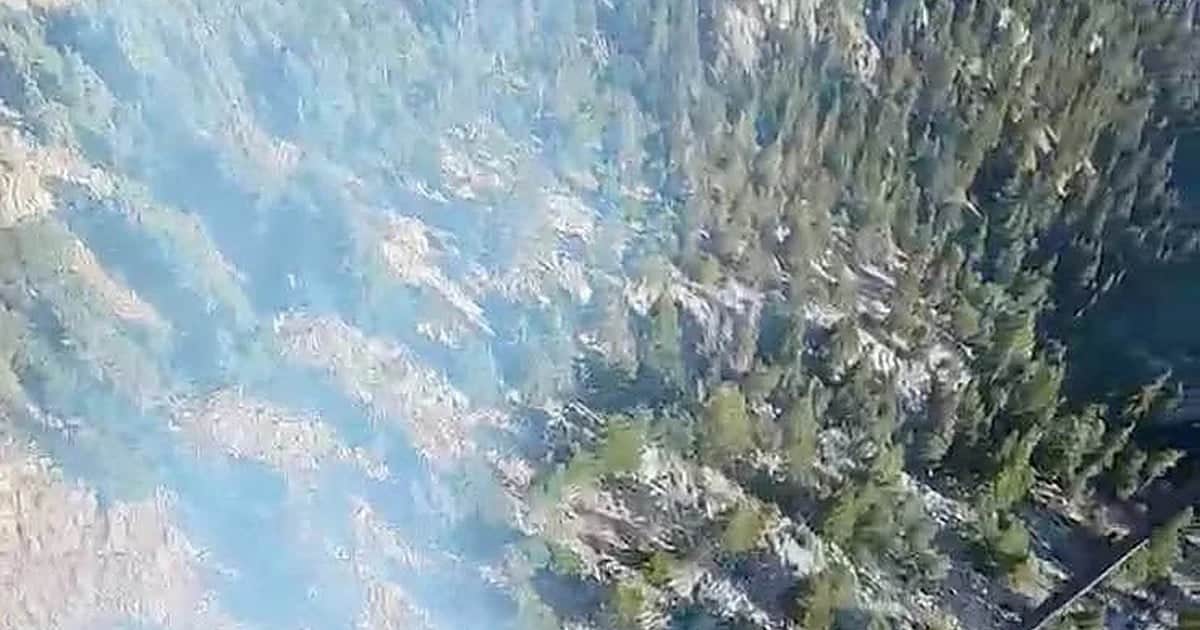Akseki'de Gidengelmez Dağları'ndaki orman yangınına ekipler yaklaşık 2 saatte ulaşabildi