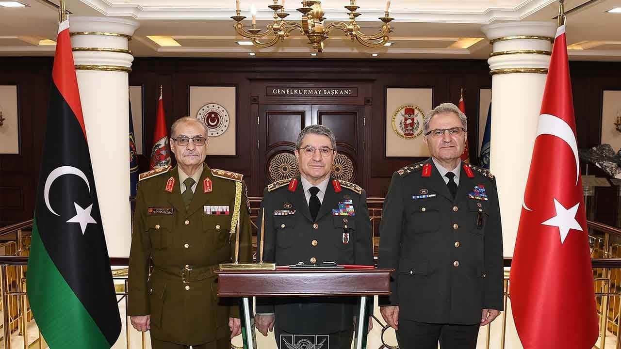 Ankara'da kritik kabul! Libya Kara Kuvvetleri Komutanı Genelkurmay Karargahı'nda!