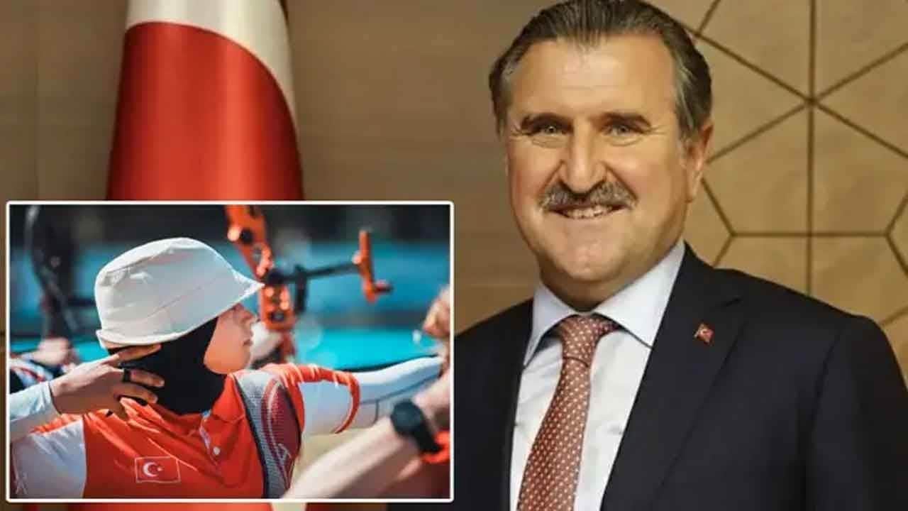 Antalya'da Türk okçulardan tarihi başarı! Bakan Osman Aşkın Bak altın ve bronz madalya kazanan Mete Gazoz ve Elif Berra Gökkır'ı kutladı!