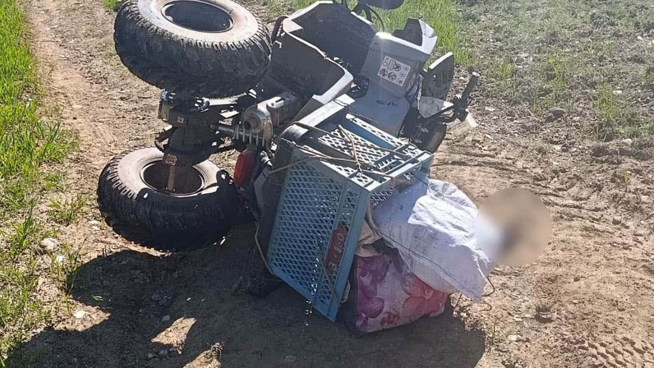 Arazi yolunda ATV faciası! 52 yaşındaki kadın aracın altında kaldı