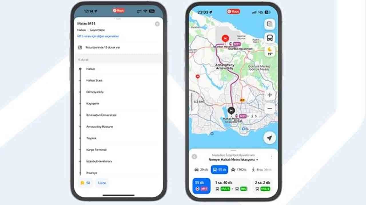 Artık İstanbul’da bu noktalara ulaşmak daha kolay: Yandex navigasyona metro ayarı