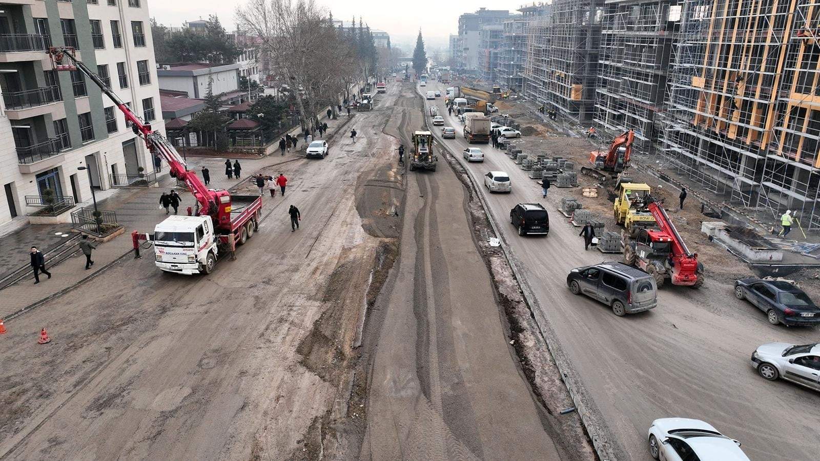 Azerbaycan Bulvarı’nda Altyapının Ardından Asfalt Hazırlığı