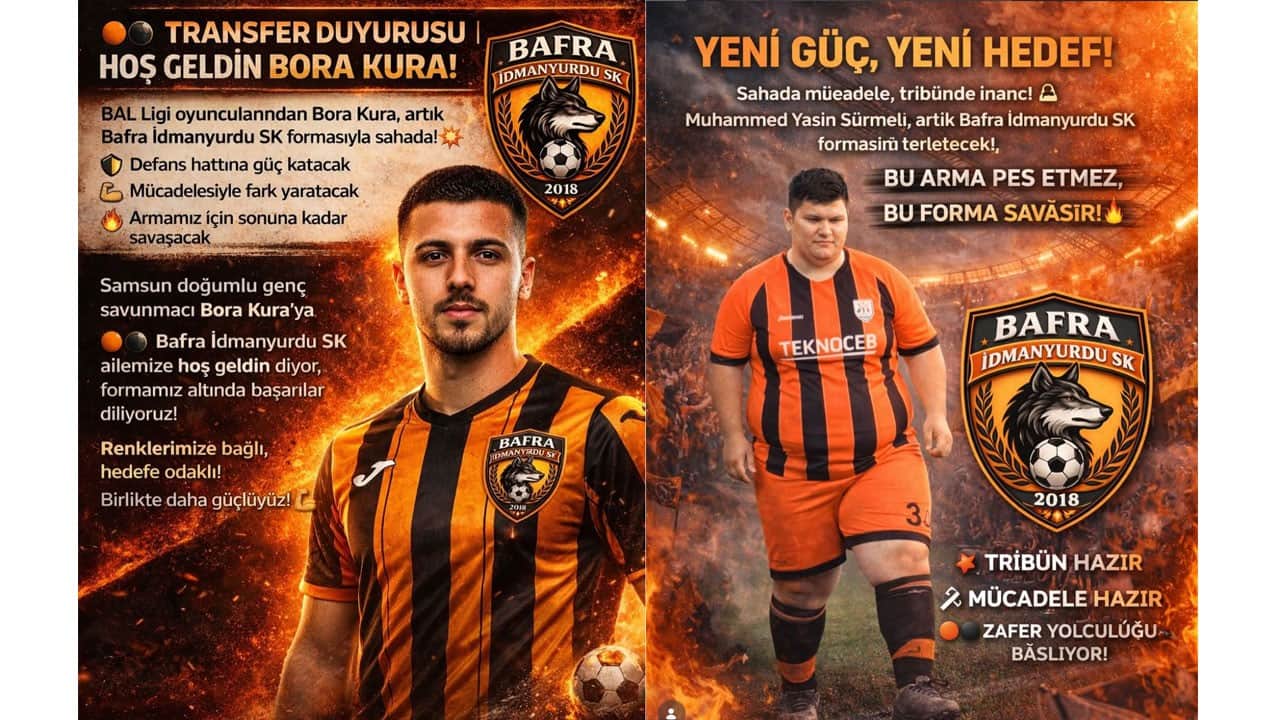 Bafra İdmanyurdu SK’dan transfer atağı: Kadro güçleniyor