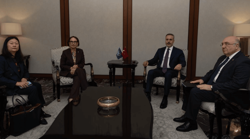 Bakan Fidan, UNCTAD Genel Sekreteri Grynspan'ı kabul etti