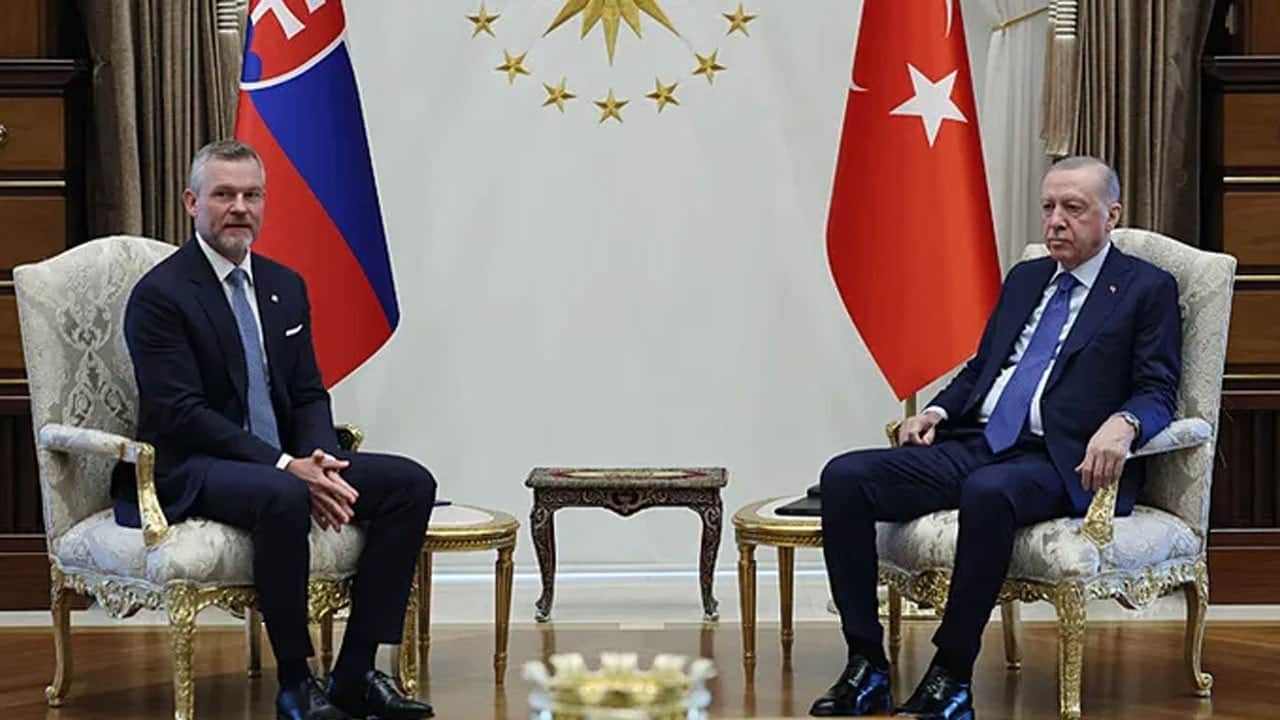 Başkan Erdoğan, Slovakya Cumhurbaşkanı ile görüştü