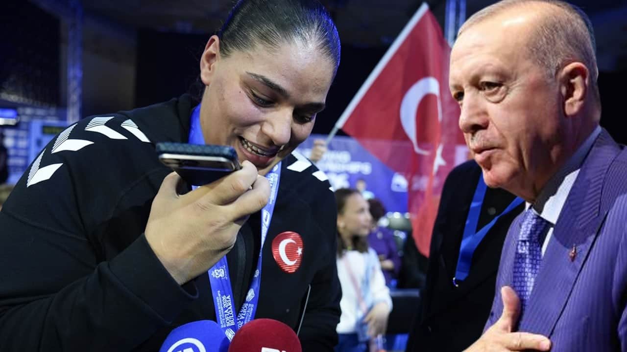 Başkan Erdoğan’dan Avrupa şampiyonu Havvanur’a: Senden dünya şampiyonluğu bekliyorum!