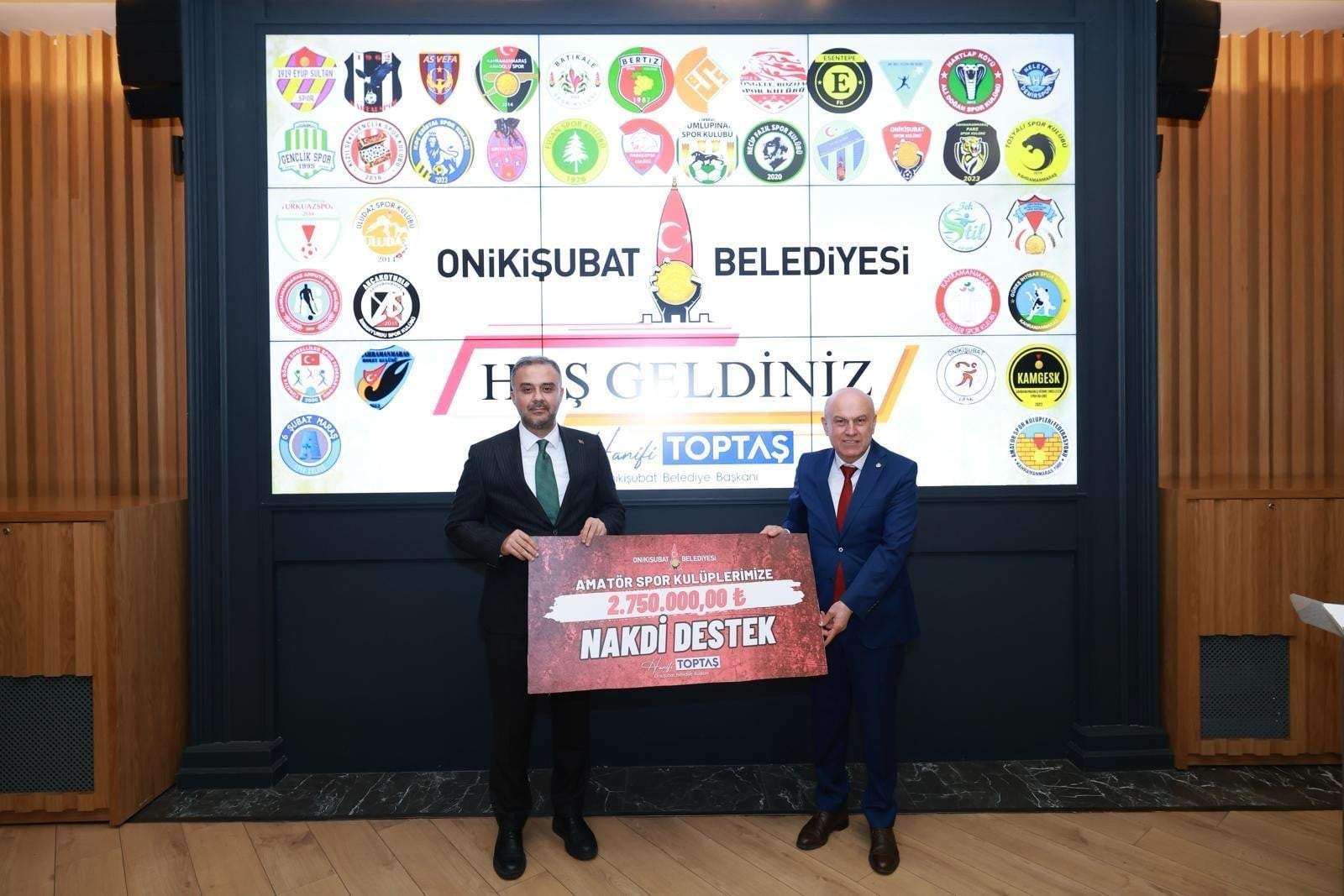 Başkan Toptaş’tan amatör spora dev destek!