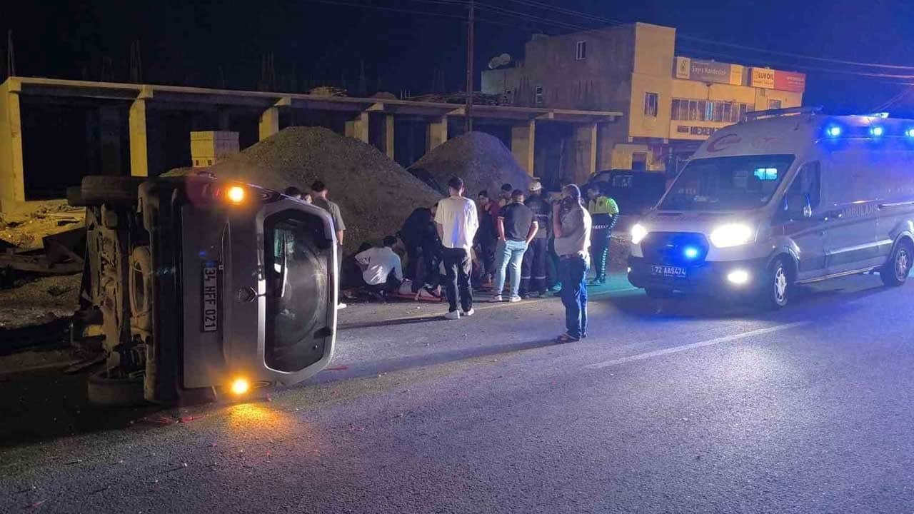 Batman’da düğün dönüşü kaza: 6 yaralı