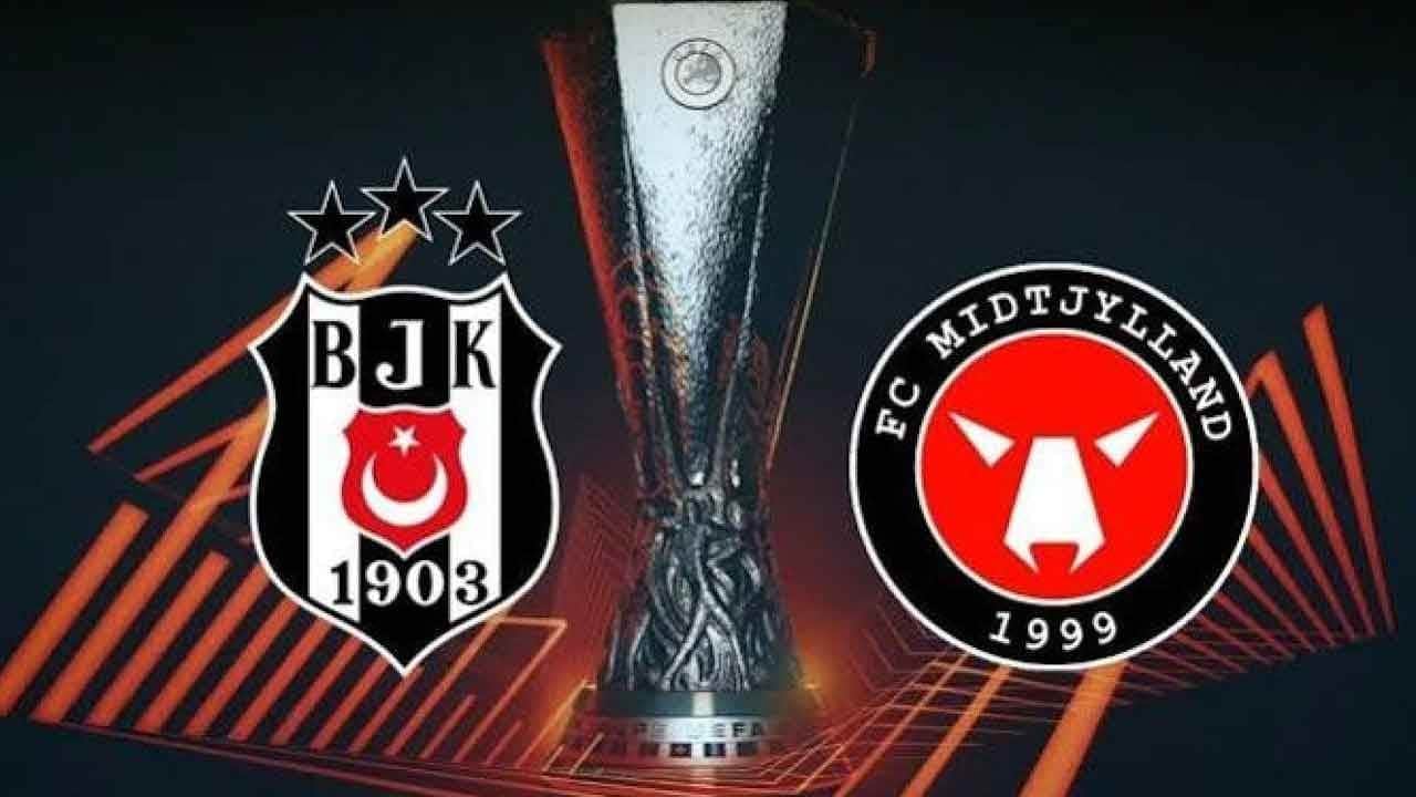 Beşiktaş, Avrupa sahnesinde! Midtjylland karşısında ilk 11'ler belli oldu!
