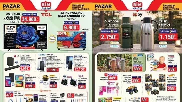BİM aktüel kataloğunda dev indirim başladı! Salı günü marketlerde izdiham yaşanacak!