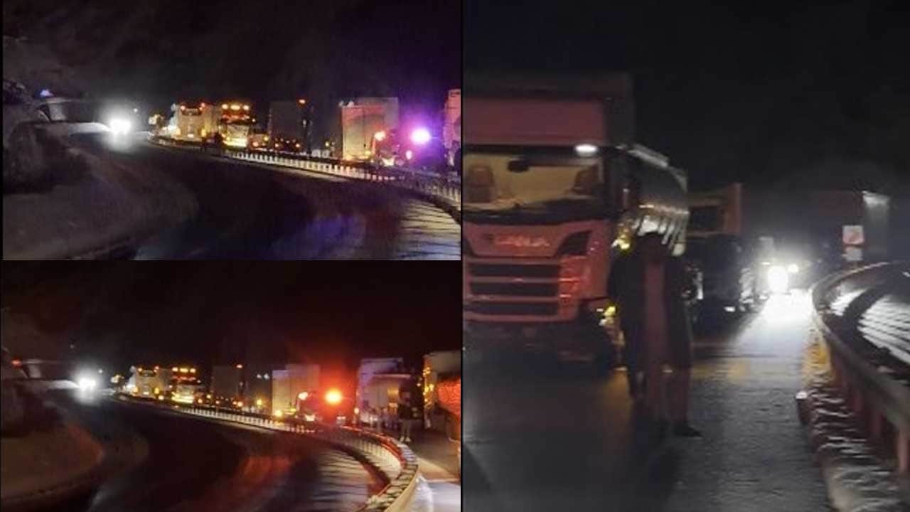 Bitlis’te yollar kapandı! Uzun araç kuyrukları oluştu
