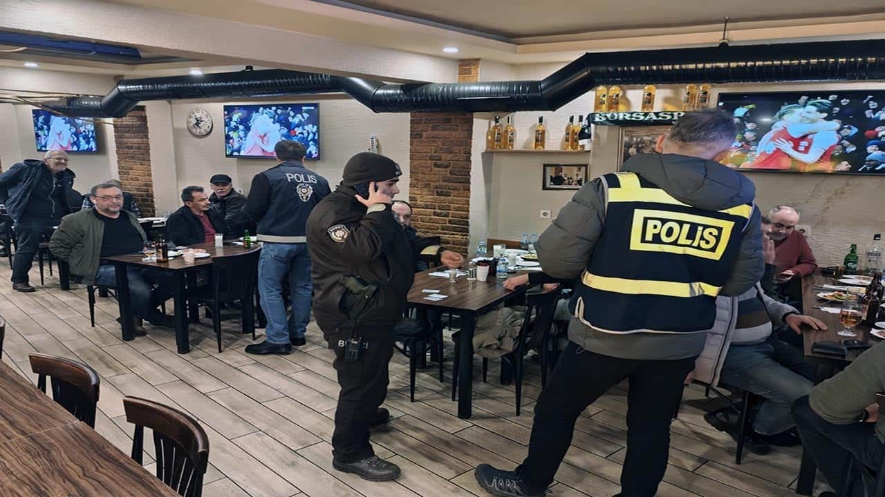 Bursa’da yılbaşı öncesi denetim