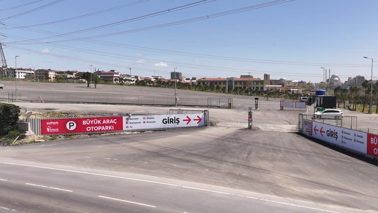Büyük Araçlara Özel Otopark Hizmete Açıldı